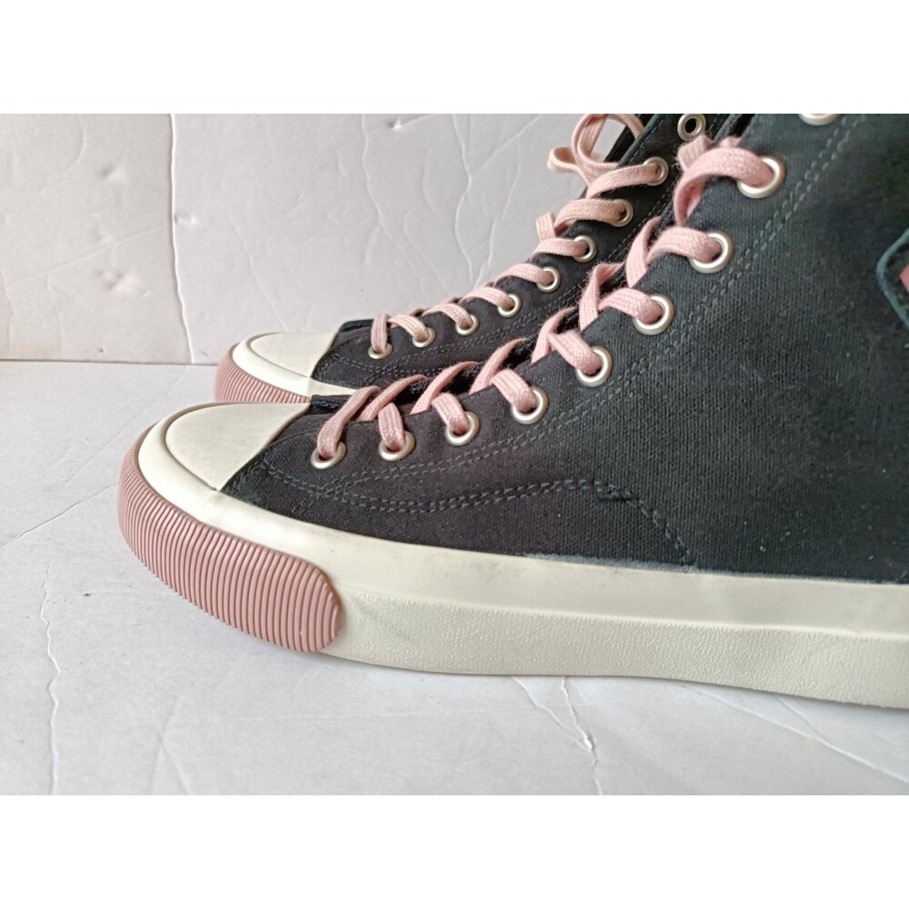 PF Flyers All American Shoes Women’s 8.5 Men's 7 High Top Shoes Black - Picture 5 of 10